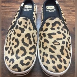 Kate Spade x Keds Leopard Mule Sneakers